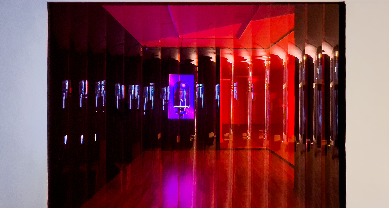 Benjamin Busch's Scanning the Horizon Media Installation from the exhibition Monitoring at the 39th Kasseler Dokfest